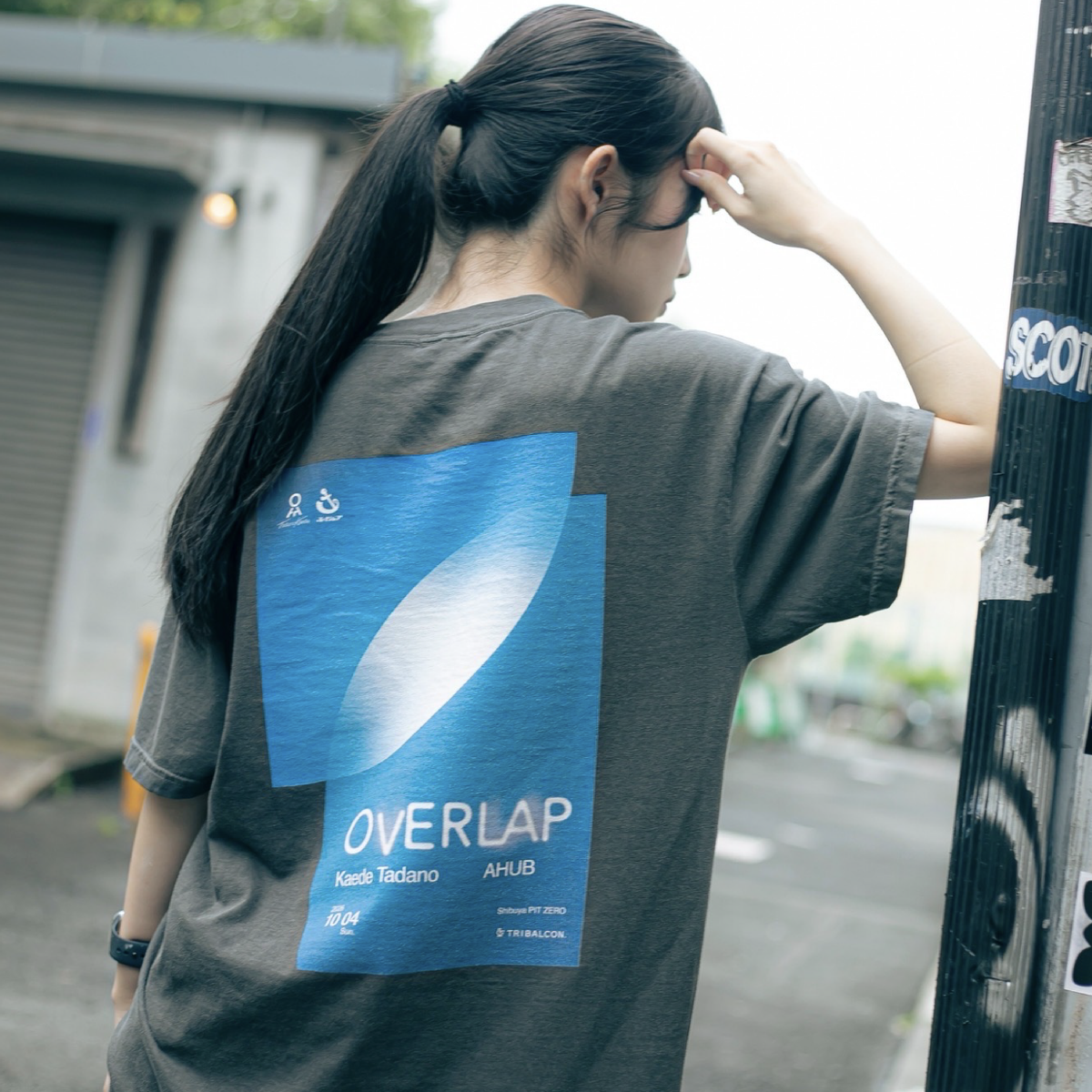 『OVERLAP』 Kaede Tadano × AHUB KV T-shirts