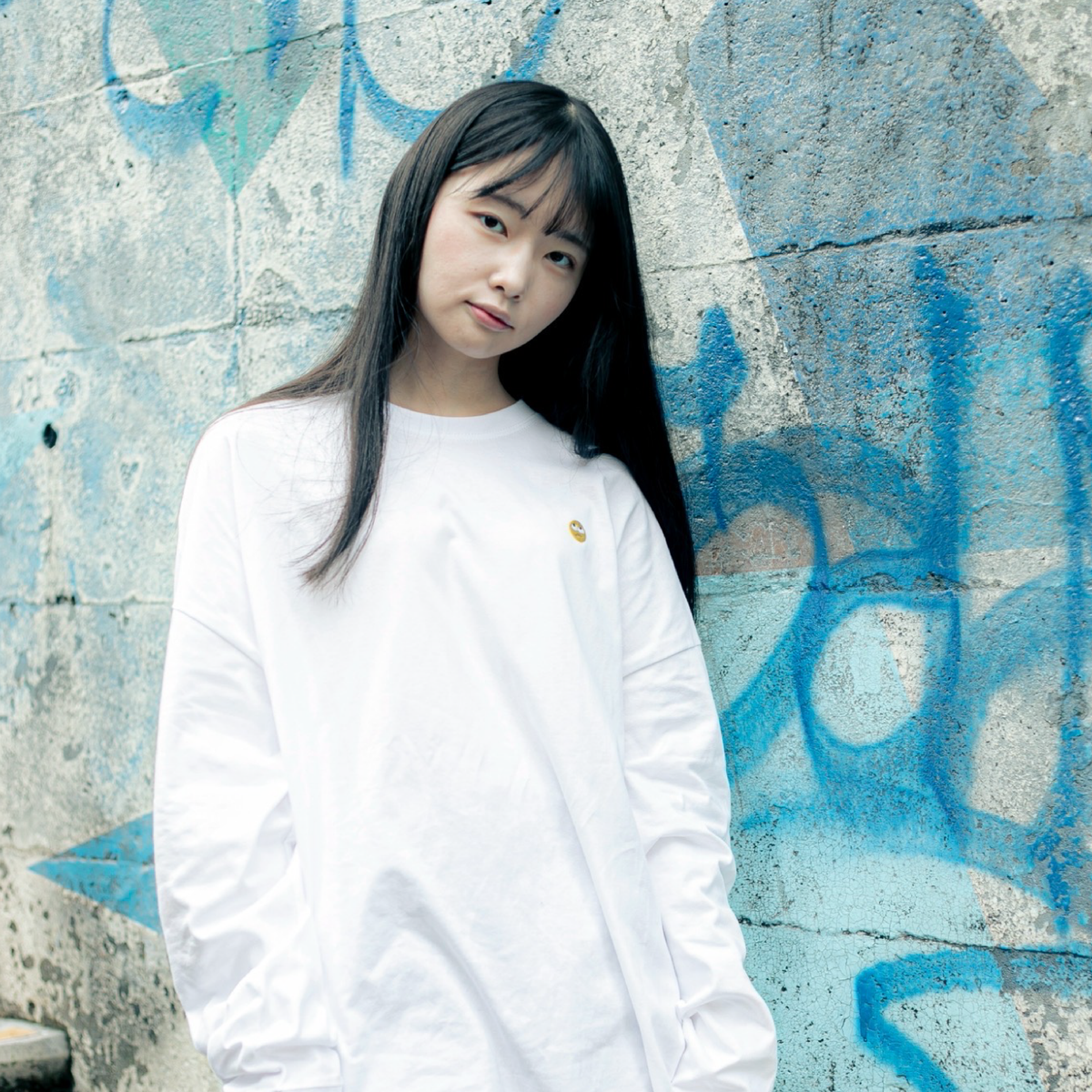 【只野楓】『Oh...』Music Video  Long T-shirts (WHITE)