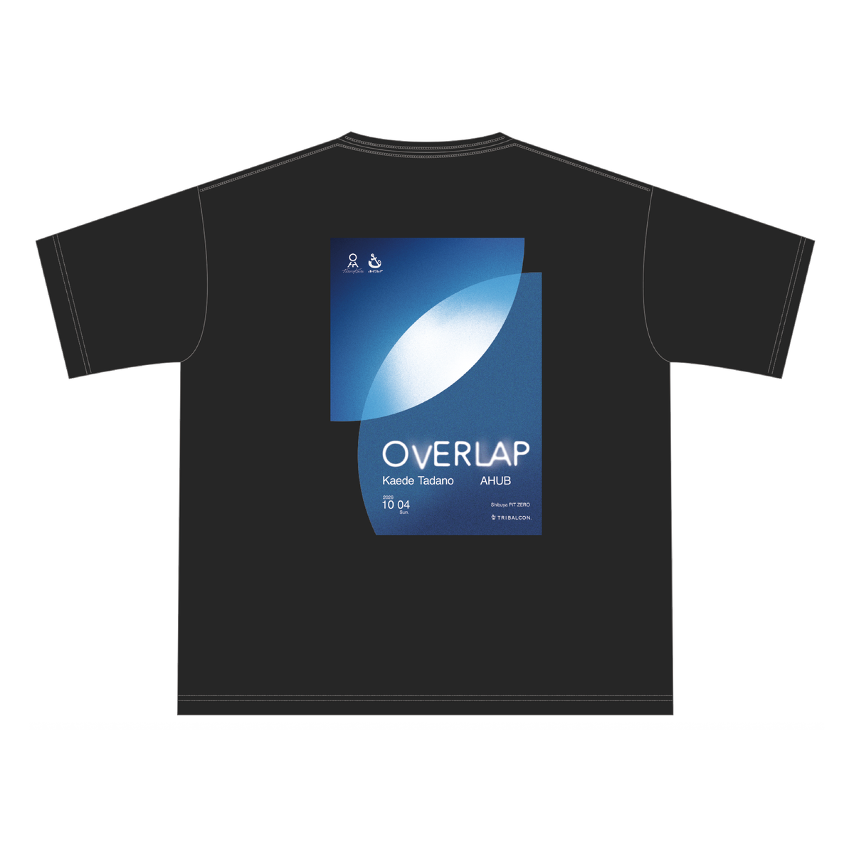 『OVERLAP』  Kaede Tadano × AHUB  KV T-shirts
